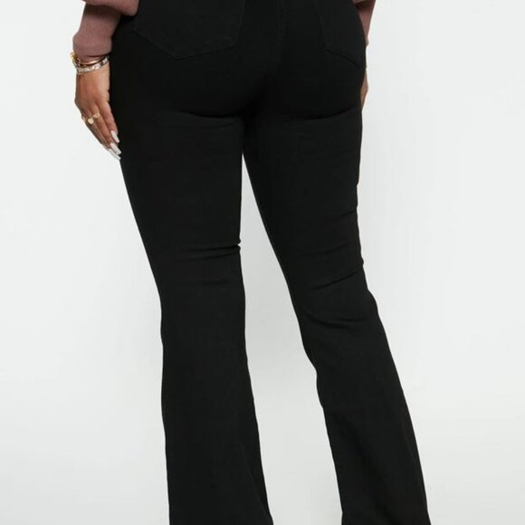 Flare Jeans - Black - Picture 2 of 4